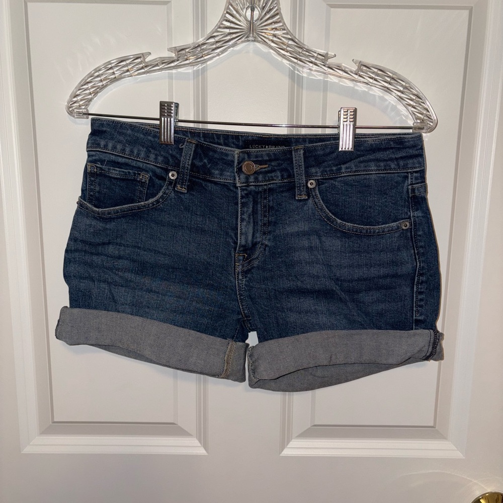 Lucky Brand THE CUT OFF Blue Denim Jean Shorts